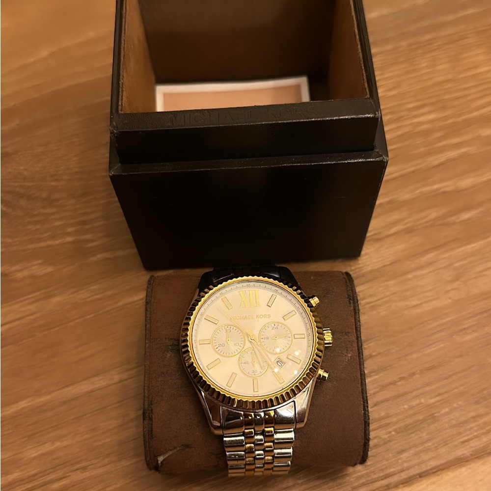 Michael Kors Gold and Silver Watch